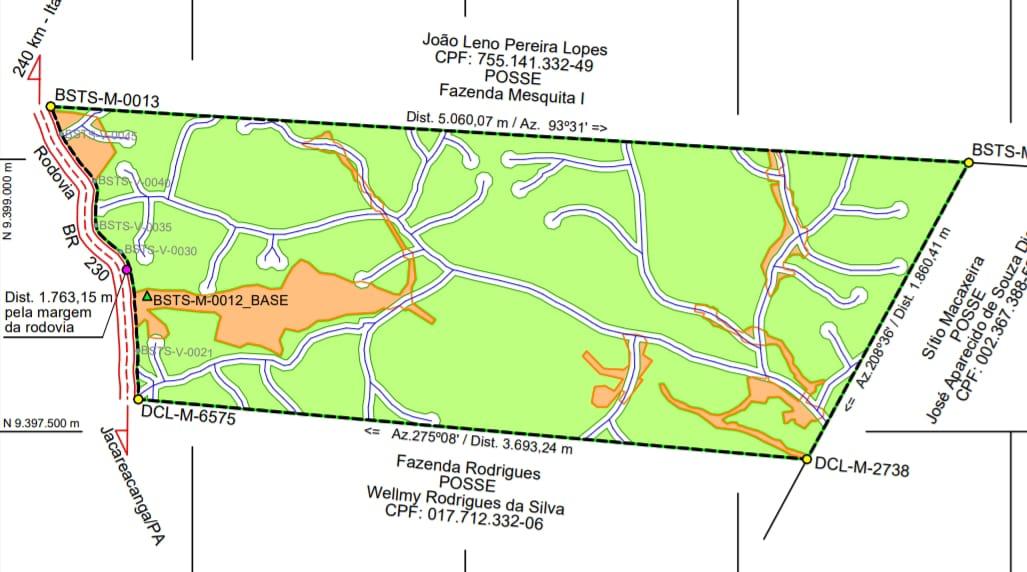 Propriedade rural em Itaituba — 702 hectares — foto 1 de 2